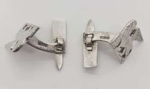 Pair of Silver cufflinks as per photo