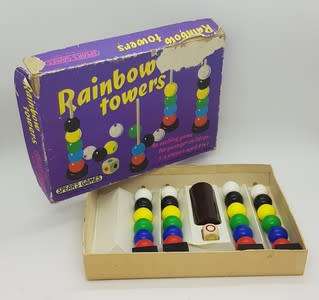 SPEARS Rainbow towers game in original box - as per photo