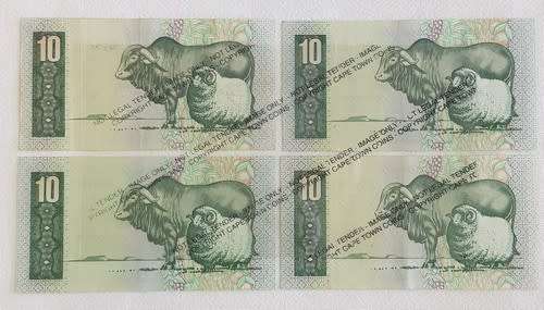 Lot of 9 Gerhard de Kock R10 Banknotes - excellent condition as per photo