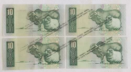 Lot of 9 Gerhard de Kock R10 Banknotes - excellent condition as per photo