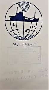 RSA Paquebot 1967 FDC - Posted at sea off Bouvet Oya - as per photo