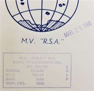 RSA Paquebot FDC - Zinderen Bakker Expedition Marion Prince Edward March 1966 - as per photo