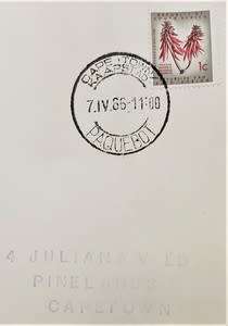 RSA Paquebot FDC - Zinderen Bakker Expedition Marion Prince Edward March 1966 - as per photo