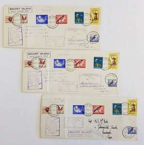 RSA Paquebot FDC - Operation Boffin Drop, March 1966 by SAN RSA SAAF -lot of 3- as per photo