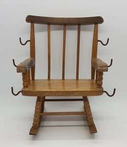 Cuvee Speciale Wine jug with 6 cups and rocking chair stand - lovely piece - as per photo