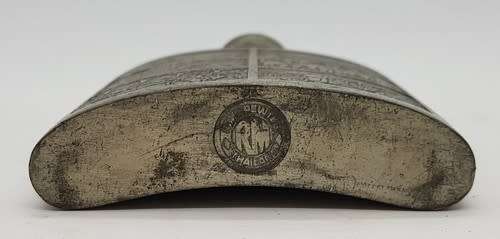 R.M. Thailand pewter hip flask - as per photo
