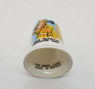 Fine Bone China State trumpeter thimble - as per photo