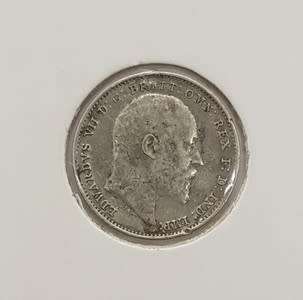 1903 British 3 pence  tickey -  as per scan