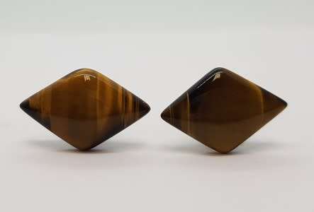 Pair of Tigers eye cufflinks - as per photo