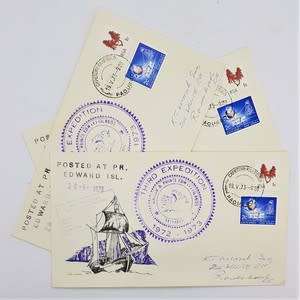 RSA Paquebot FDC - Posted at Sea Prince Edward Island, Third Expedition 1972 - 1973 - as per photo