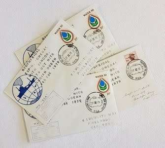 RSA Paquebot FDC - Geophysical Expedition Omega with Sancor WITS UCT NITR, Indian Ocean 1970