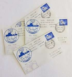 RSA Paquebot FDC - 2nd Omega geophysical expedition, Indian Ocean 1971 - as per photo