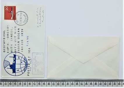 RSA Paquebot FDC - Geophysical Expedition with Sancor. WITS UCT NITR, Indian Ocean 1970