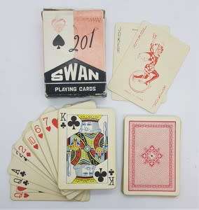 SWAN 201 playing cards - as per photo