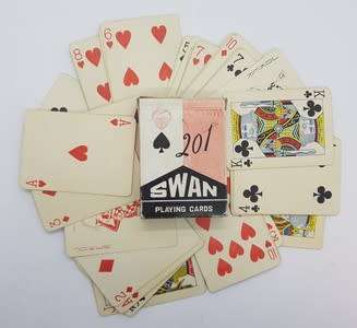 SWAN 201 playing cards - as per photo