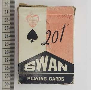 SWAN 201 playing cards - as per photo