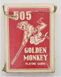 505 Golden Monkey playing cards - as per photo