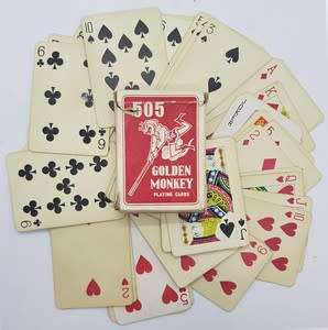 505 Golden Monkey playing cards - as per photo