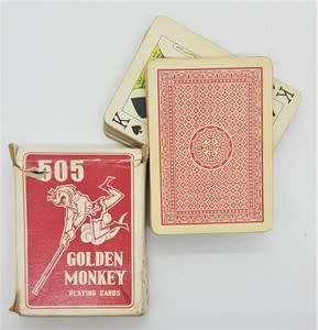 505 Golden Monkey playing cards - as per photo