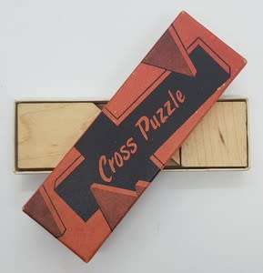 Wooden cross puzzle - as per photo
