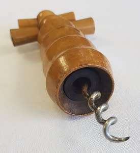 Vintage wooden cork screw - as per photo