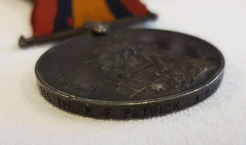 Boer War and WWII Family Medal Group to Patrick Family as per scan