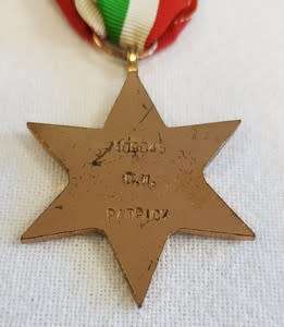 Boer War and WWII Family Medal Group to Patrick Family as per scan