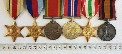 Boer War and WWII Family Medal Group to Patrick Family as per scan