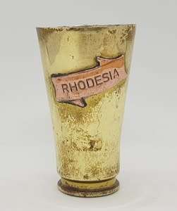 Royal Sable - Rhodesia small vase made from bullet shell - as per photo