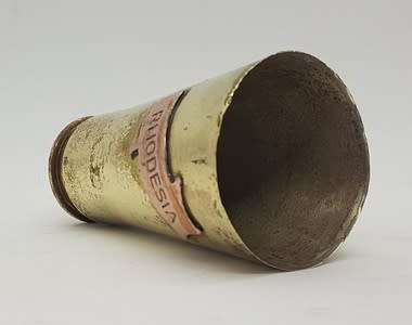 Royal Sable - Rhodesia small vase made from bullet shell - as per photo