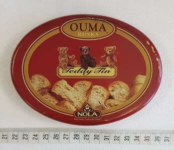 Ouma Beskuit tin - as per photo