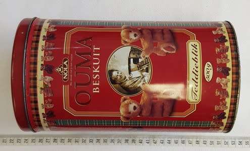 Ouma Beskuit tin - as per photo