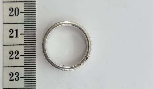 925 Silver Esprit mens ring, size P/56 - 11.2 grams - as per photo