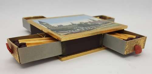 Houses of Parliament match box holder - as per photo