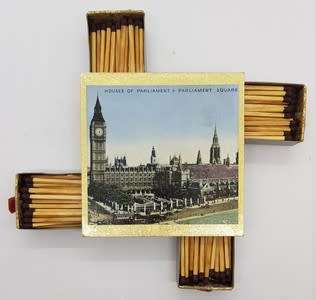 Houses of Parliament match box holder - as per photo