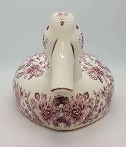 Oude Molen Delft Red Porcelain Duck Ornament as per photo