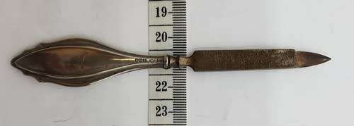 Silver Hallmarked nail file - as per photo