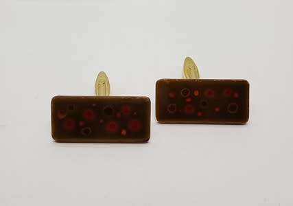 Pair of handmade cufflinks - as per photo