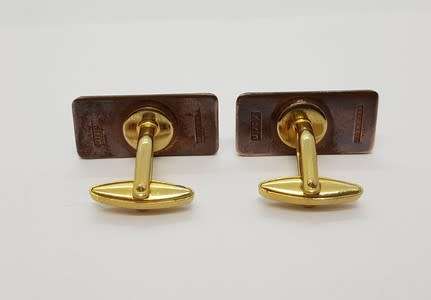 Pair of handmade cufflinks - as per photo