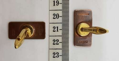 Pair of handmade cufflinks - as per photo