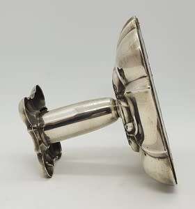 Vintage Silver Plated Candleholder with Inscription CandE 1947-1972 as per photo
