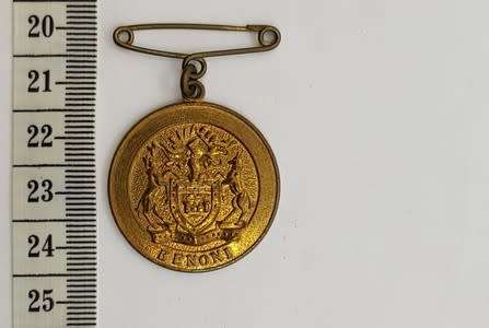 Benoni 1965 Visit of the state President medallion - as per scan