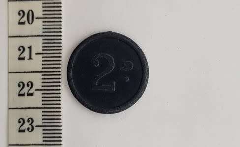 Glasgow Coronation Transport token - as per scan