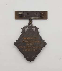 South Africa Typographical Union medallion - as per photo