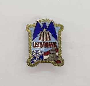 US Towa pin badge - as per scan