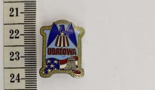 US Towa pin badge - as per scan