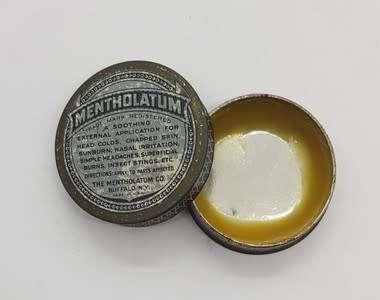 Vintage Mentholatum tin - as per photo