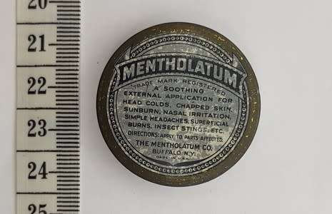 Vintage Mentholatum tin - as per photo