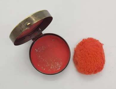 Tangee Rouge handbag powder tin - as per photo
