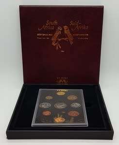 1994 South Africa Sparrow Proof Coin Set as per photo